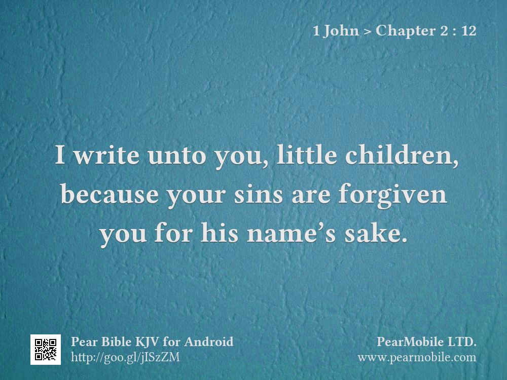 1 John, Chapter 2:12